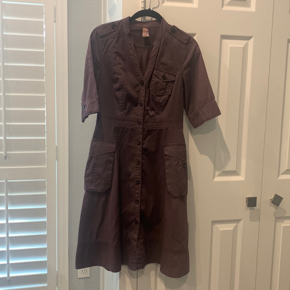 Maeve size 4 eggplant color dress